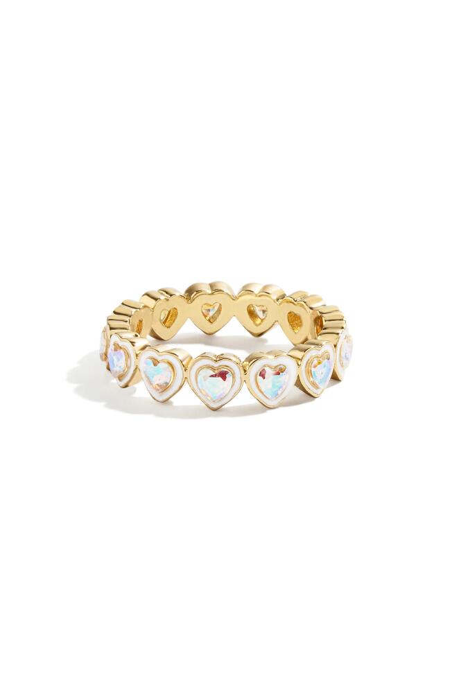 BaubleBar Kali Heart Ring in Clear Cover