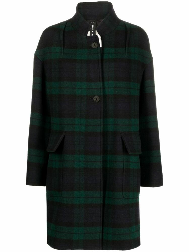 Mackintosh Freddie plaid-pattern coat - Black Cover