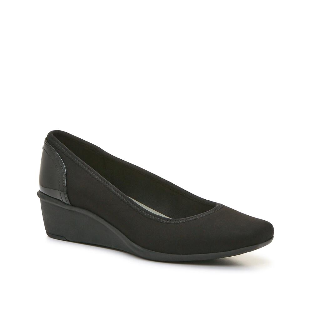 Anne Klein Wide Width Winner Wedge Pump | Women's | Black Cover