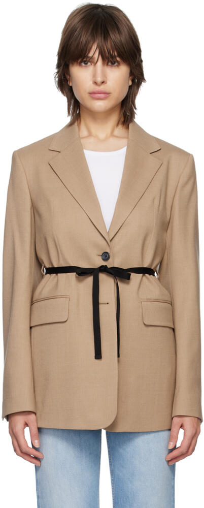 Filippa K Beige Alison Blazer Cover