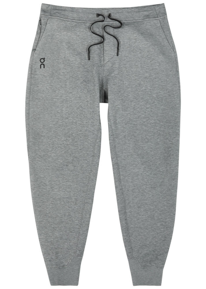 ON Logo-print Jersey Sweatpants - Grey Cover