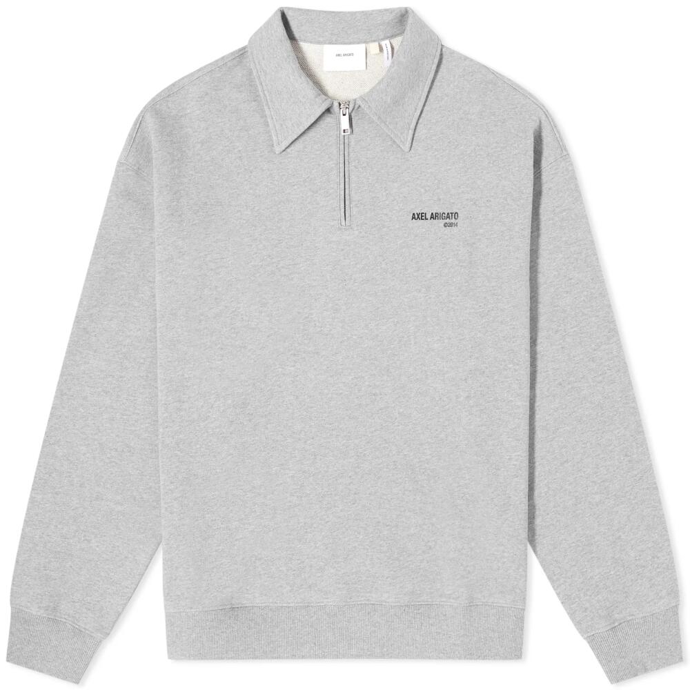 Axel Arigato Men's Remi Half-Zip Sweat in Grey Melange Cover