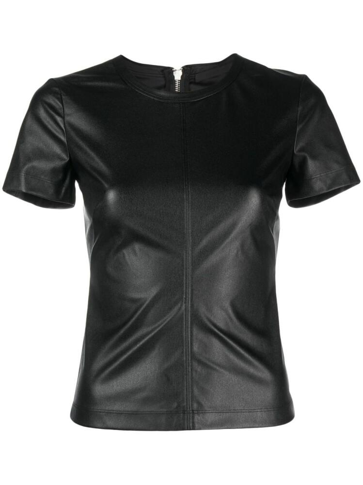 Helmut Lang rear-zip fastening T-shirt - Black Cover