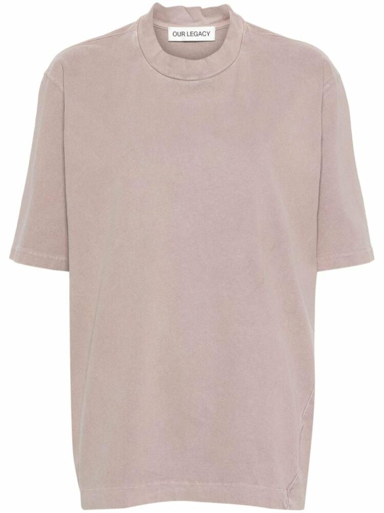 OUR LEGACY Big cotton T-shirt - Neutrals Cover