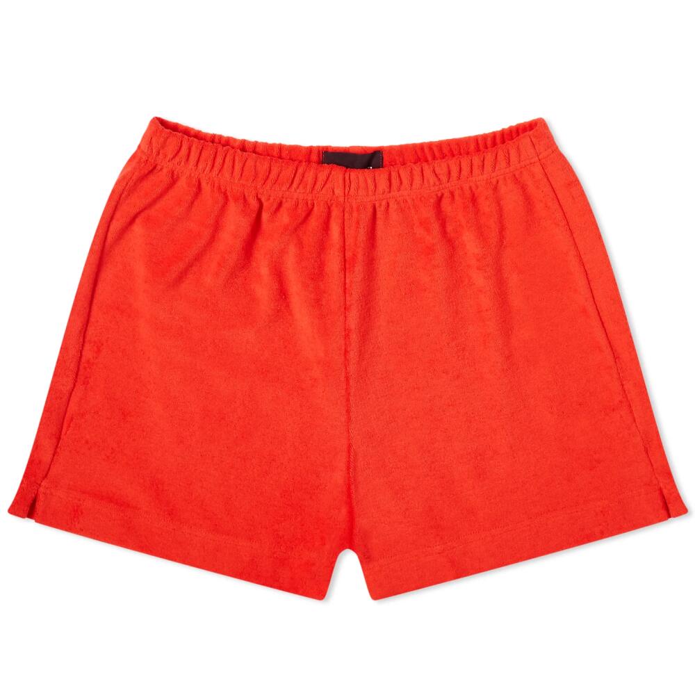 Howlin by Morrison Women's Howlin' Towelling Wonder Shorts in Red Fire Cover