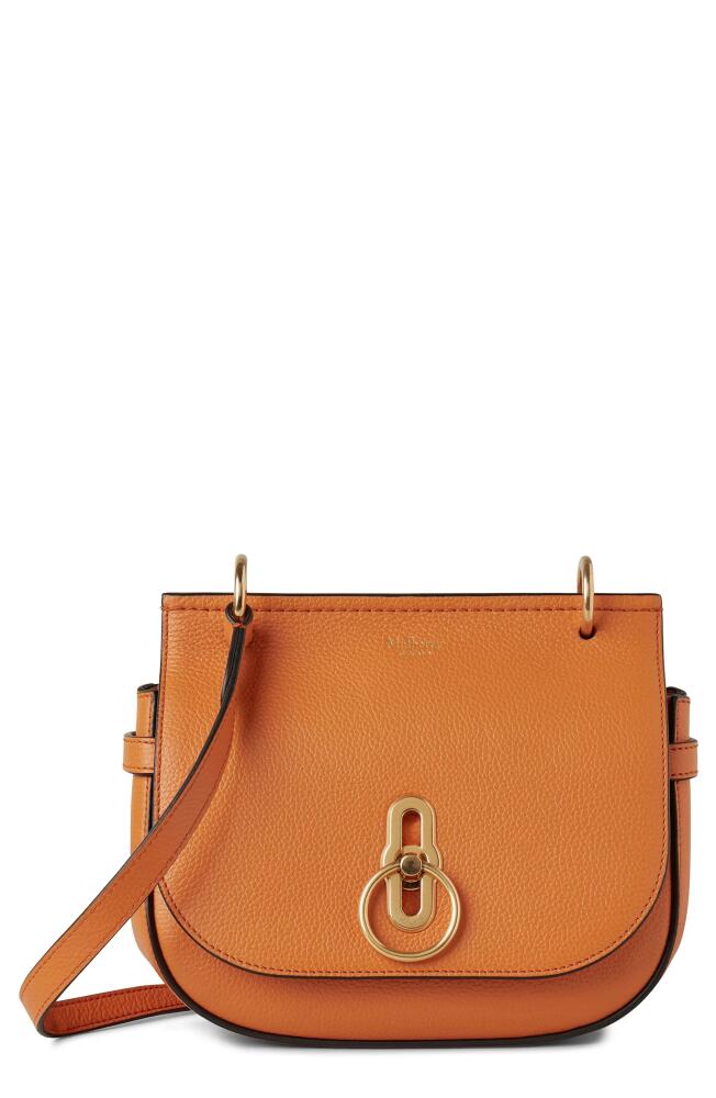 Mulberry Small Amberley Leather Satchel in Sunset Cover