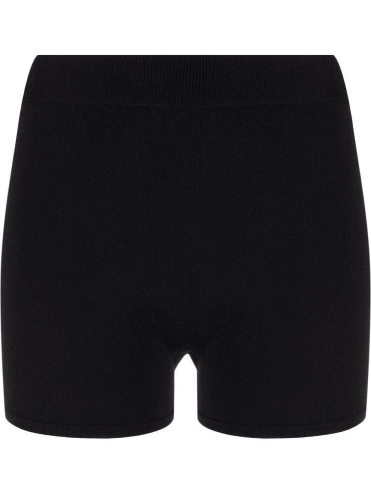 Alexander McQueen high-waist fitted shorts - Black Cover