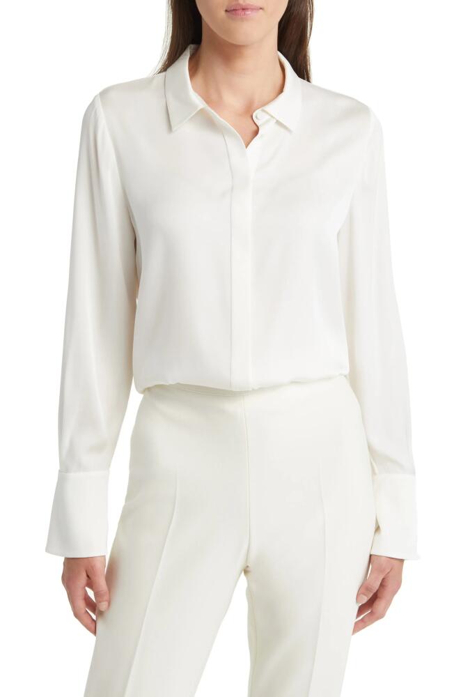 KOBI HALPERIN Larissa Stretch Silk Blouse in Ivory Cover