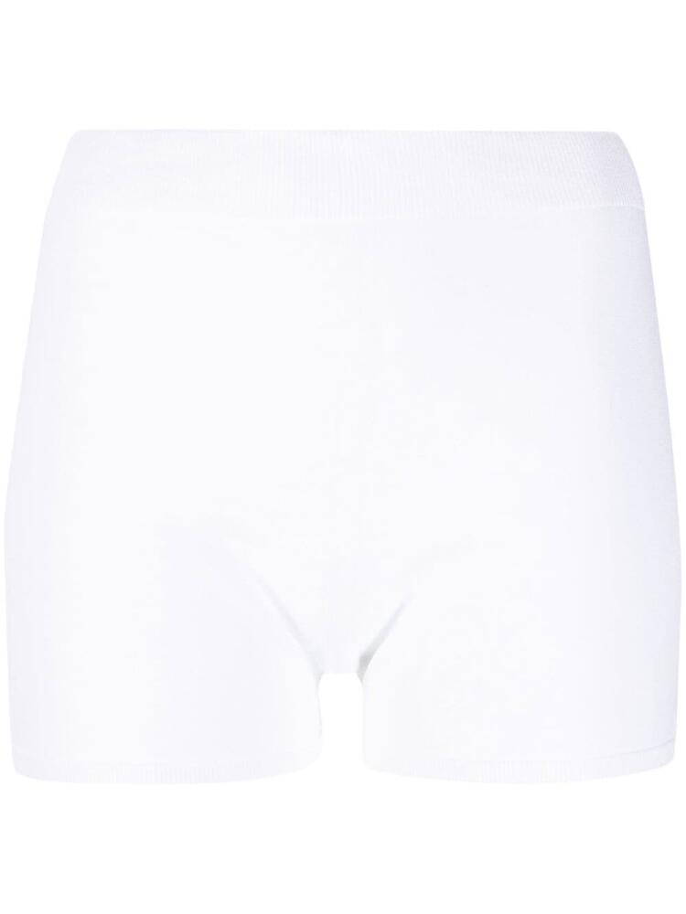 Alexander McQueen knitted mini shorts - White Cover