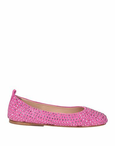 Eddy Daniele Woman Ballet flats Fuchsia Leather Cover