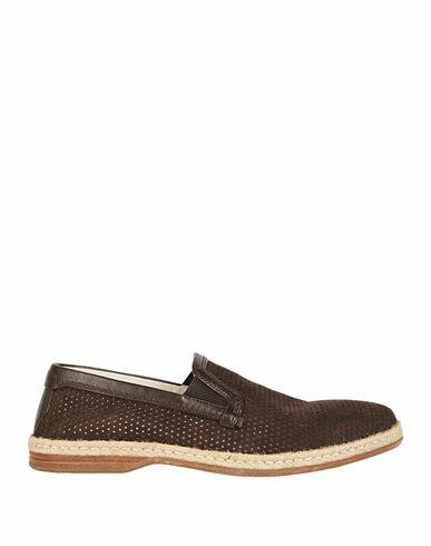 Dolce & gabbana Man Espadrilles Dark brown Goat skin, Calfskin Cover