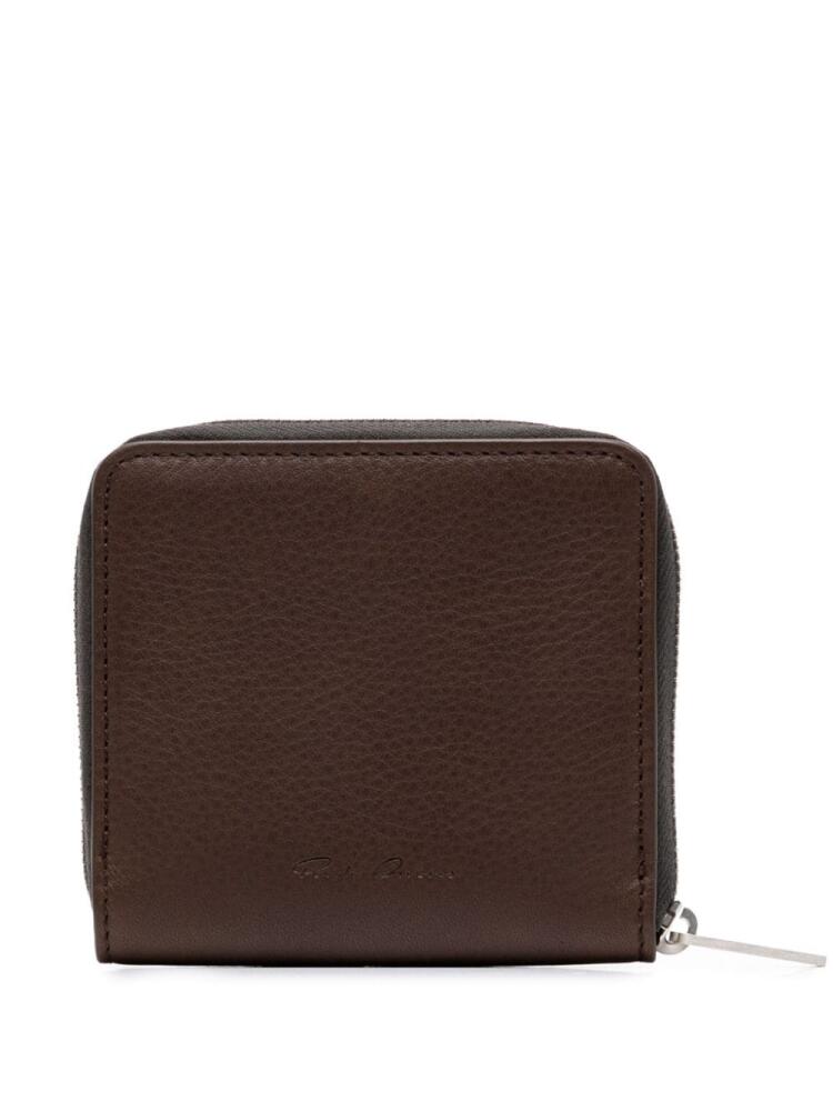 Rick Owens Lido zipped wallet - Brown Cover