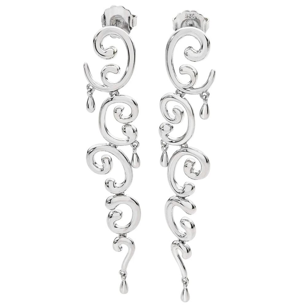 Lucy Quartermaine Element Drop Earrings in Sterling Silver Cover