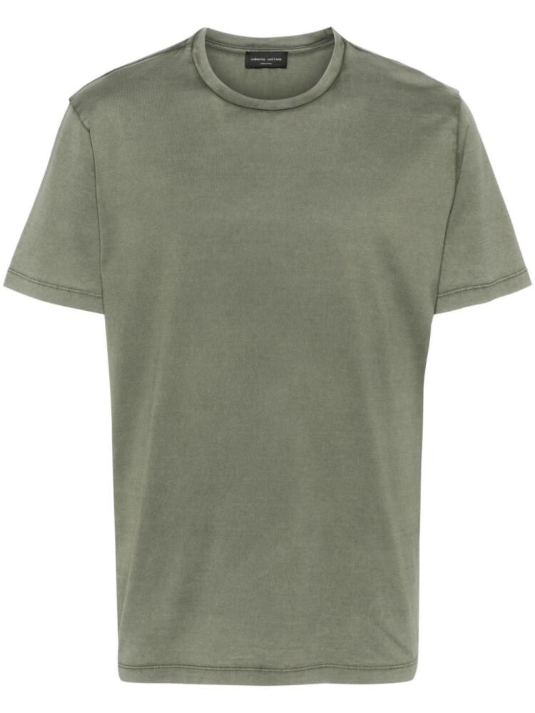 Roberto Collina shortsleeved cotton T-shirt - Green Cover