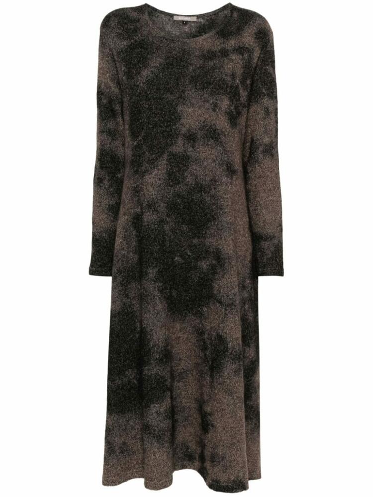 Suzusan tie-dye midi dress - Brown Cover