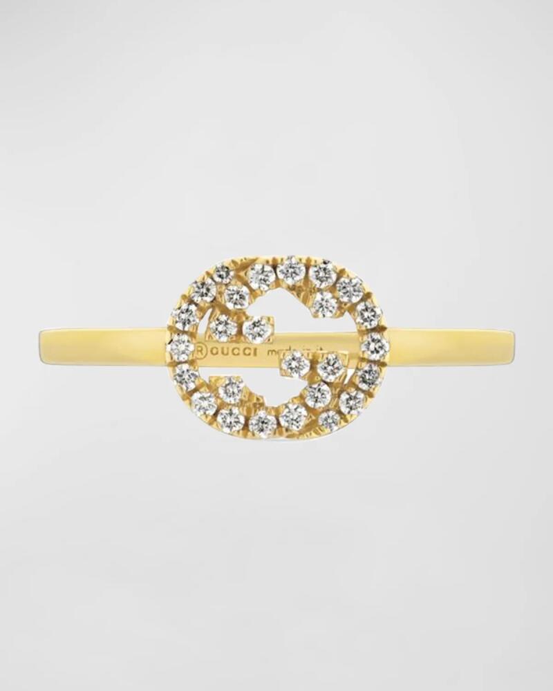 Gucci Diamond Interlocking G Ring Cover