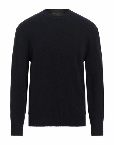 Daniele Fiesoli Man Sweater Midnight blue Polyamide, Merino Wool, Alpaca wool, Elastane Cover