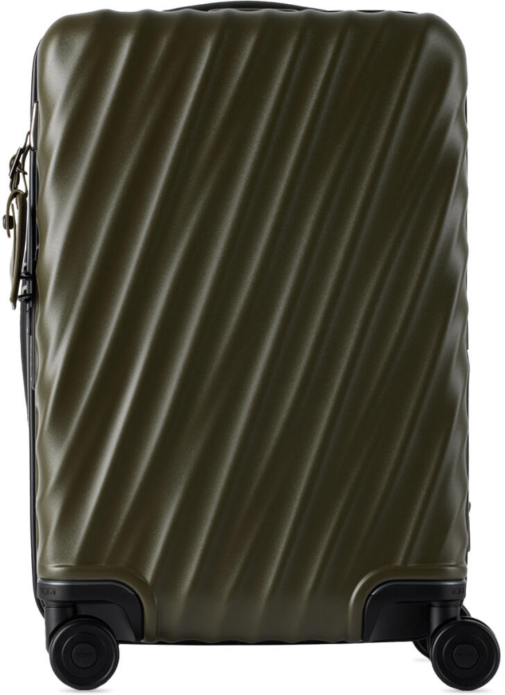 Tumi Khaki 19 Degree International Expandable 4 Wheel Carry-On Suitcase Cover