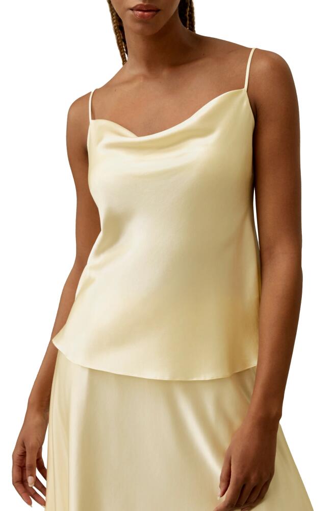 Lilysilk Golden Cocoon Cowl Neck Camisole Cover