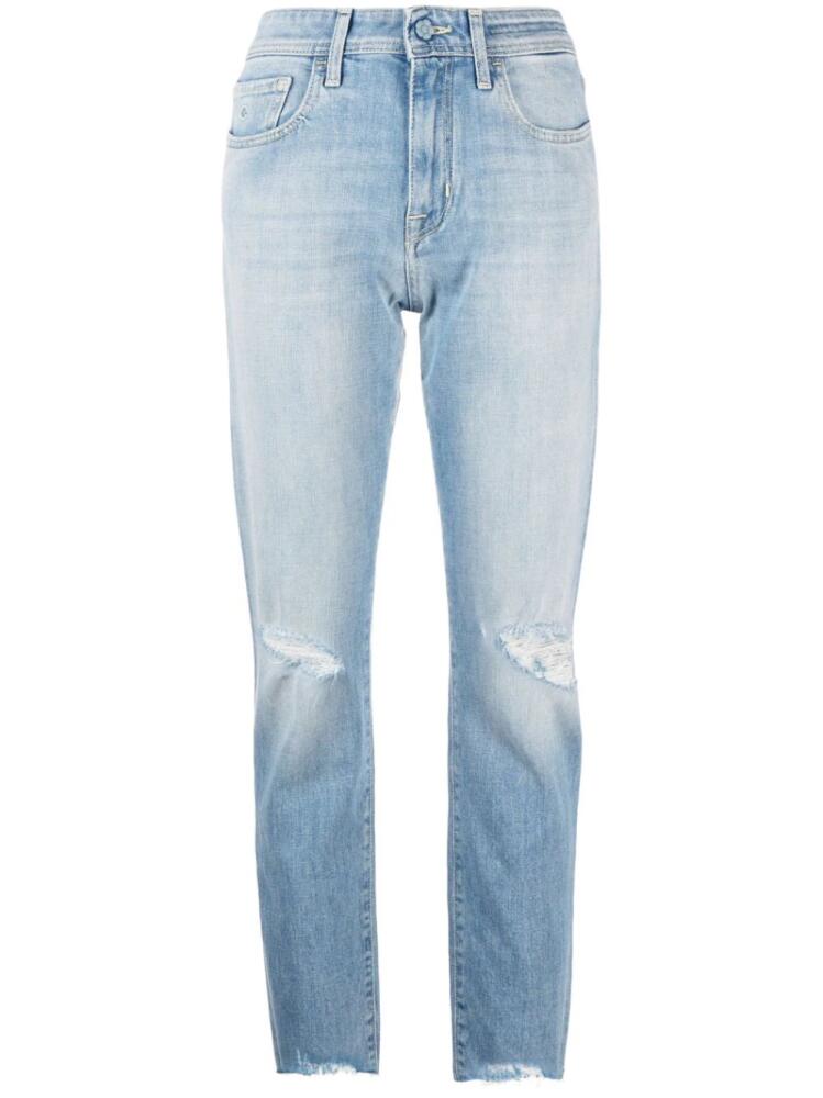 Jacob Cohën distressed-detail denim jeans - Blue Cover