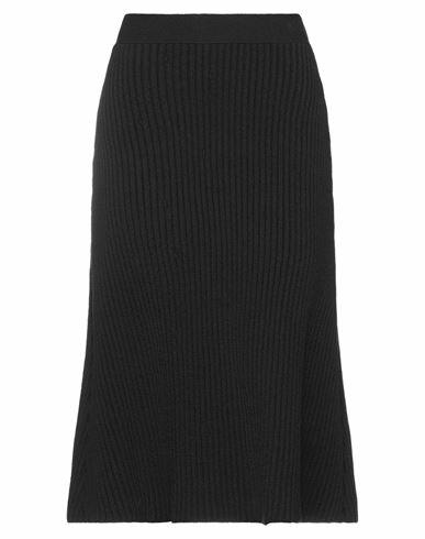 Bottega Veneta Woman Midi skirt Dark brown Wool, Polyamide, Elastane Cover