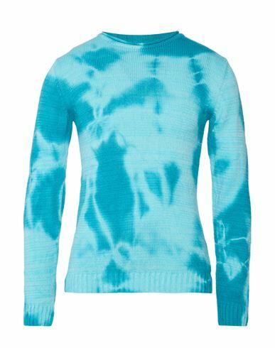 Takeshy Kurosawa Man Sweater Azure Wool, Acrylic Cover