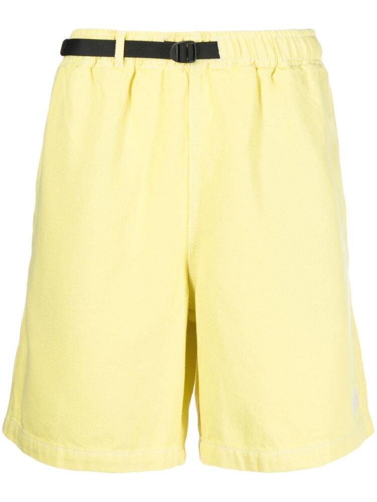 Stüssy belted track shorts - Yellow Cover