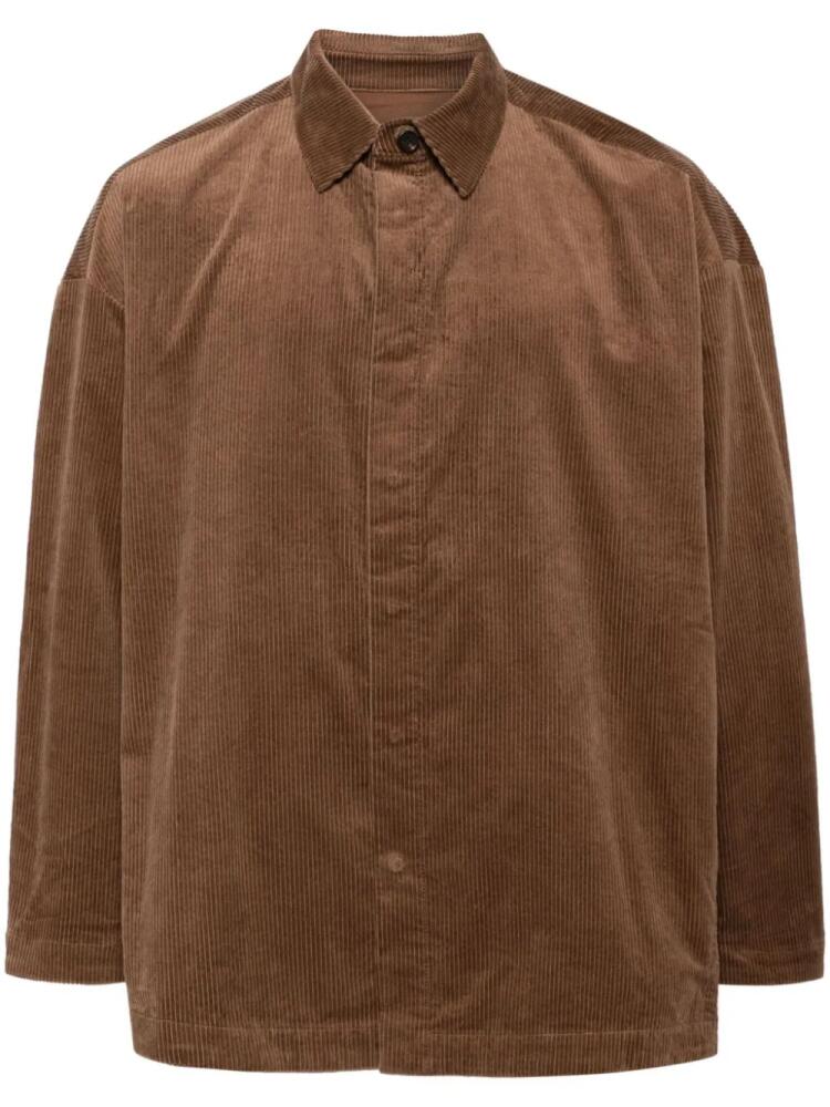 CROQUIS corduroy shirt - Brown Cover