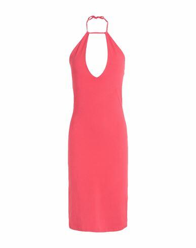 Moschino Woman Cover-up Coral Cotton, Elastane Cover