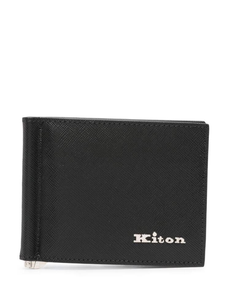 Kiton money-clip wallet - Black Cover