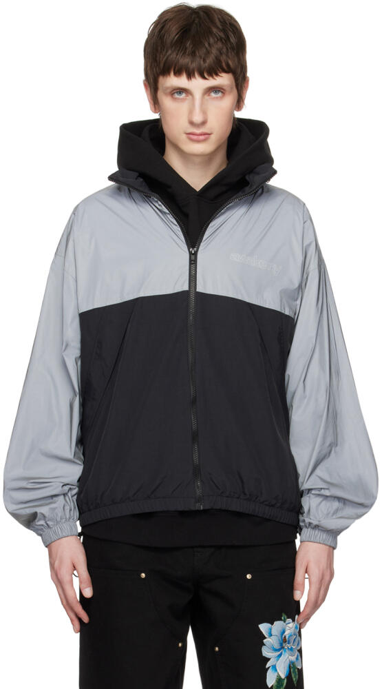 Awake NY Black & Silver Reflective Jacket Cover