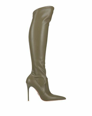 Sergio Levantesi Woman Boot Military green Textile fibers Cover