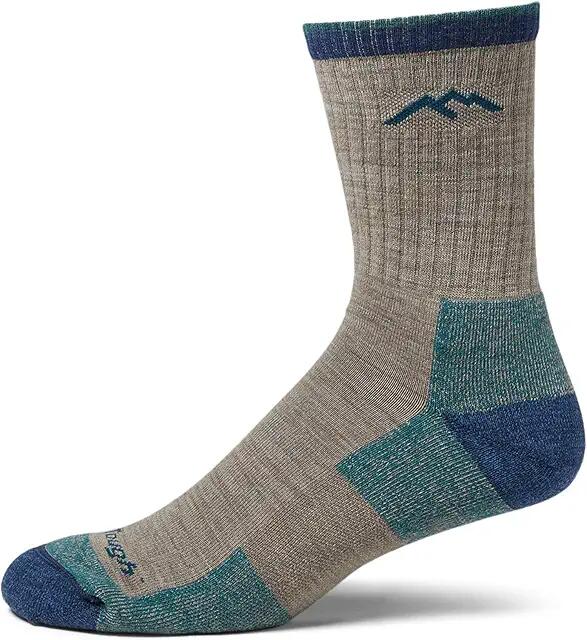 Darn Tough Vermont Hiker Merino Wool Micro Crew Socks Cushion (Rye) Men's Crew Cut Socks Shoes Cover