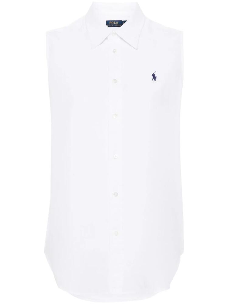 Polo Ralph Lauren Polo-Pony sleeveless shirt - White Cover