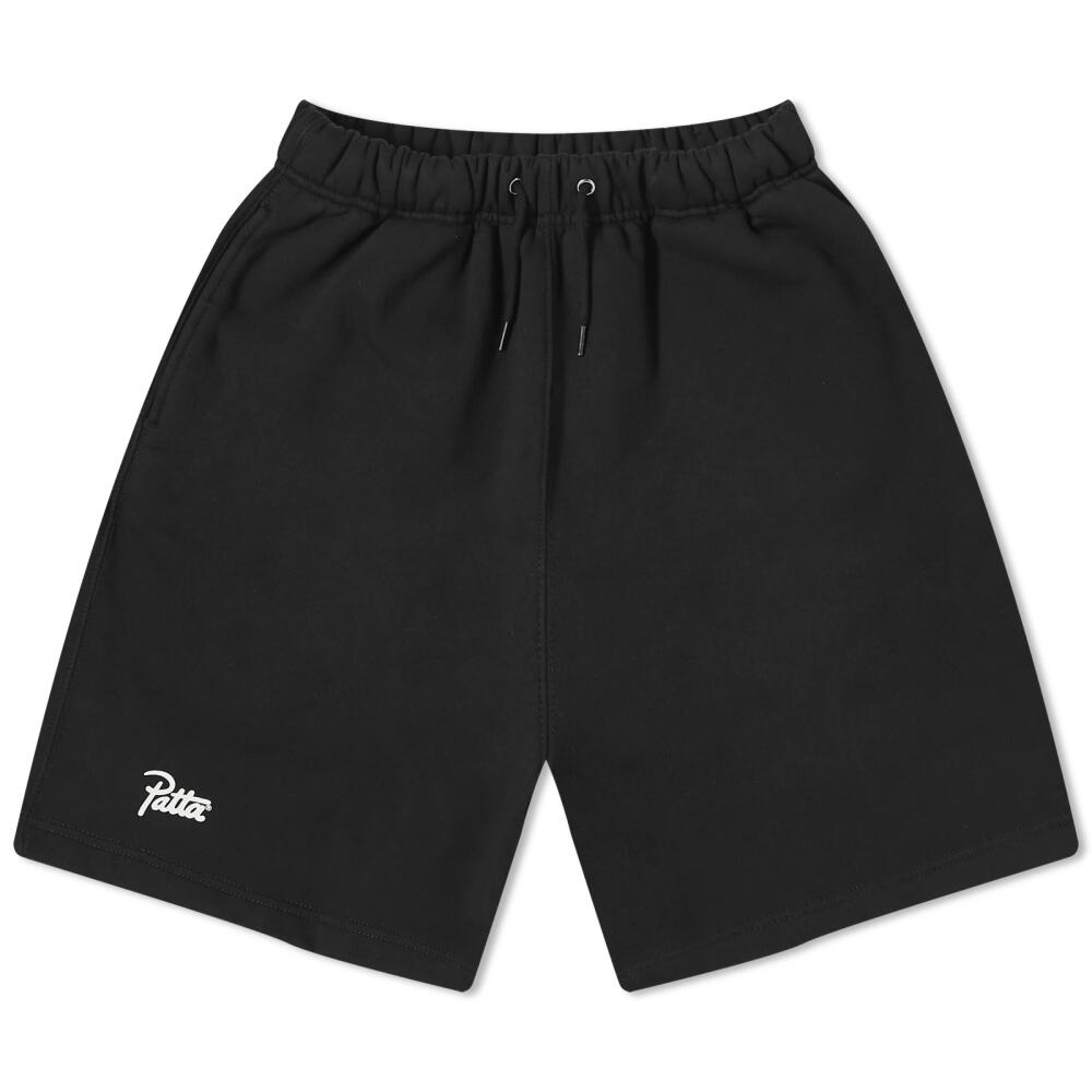 Patta Men's Basic Sweat Shorts in Black Cover