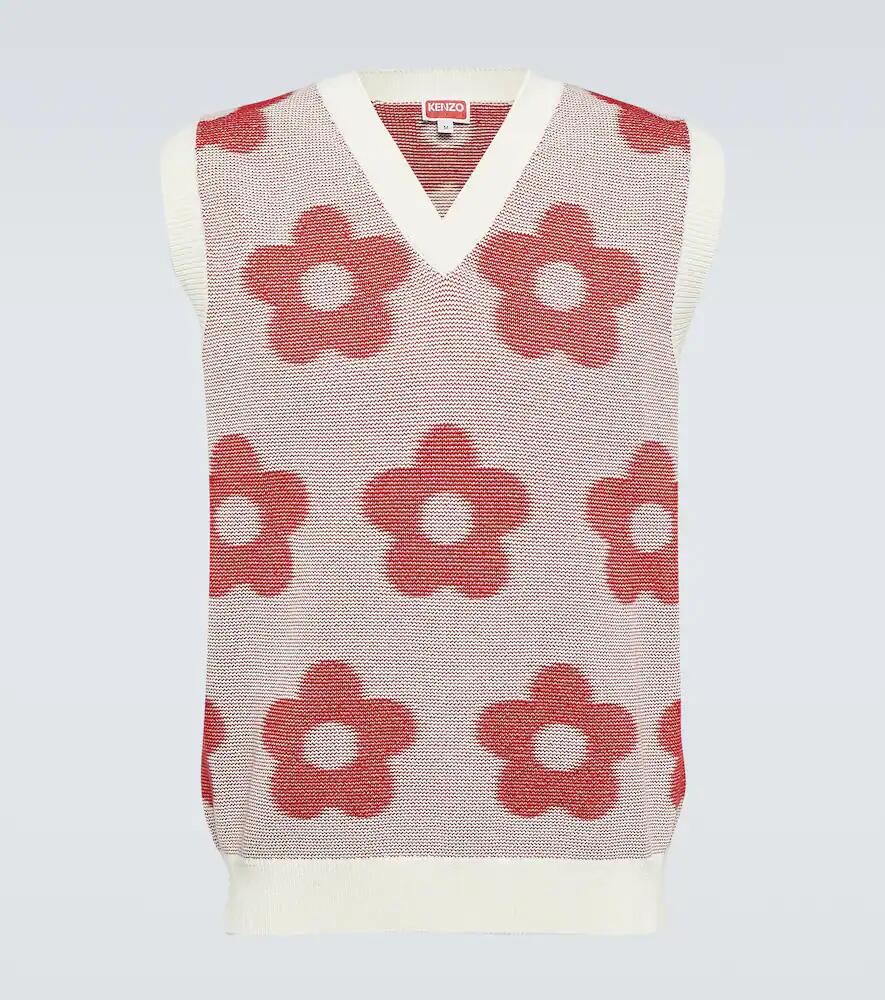 Kenzo Jacquard cotton sweater vest Cover