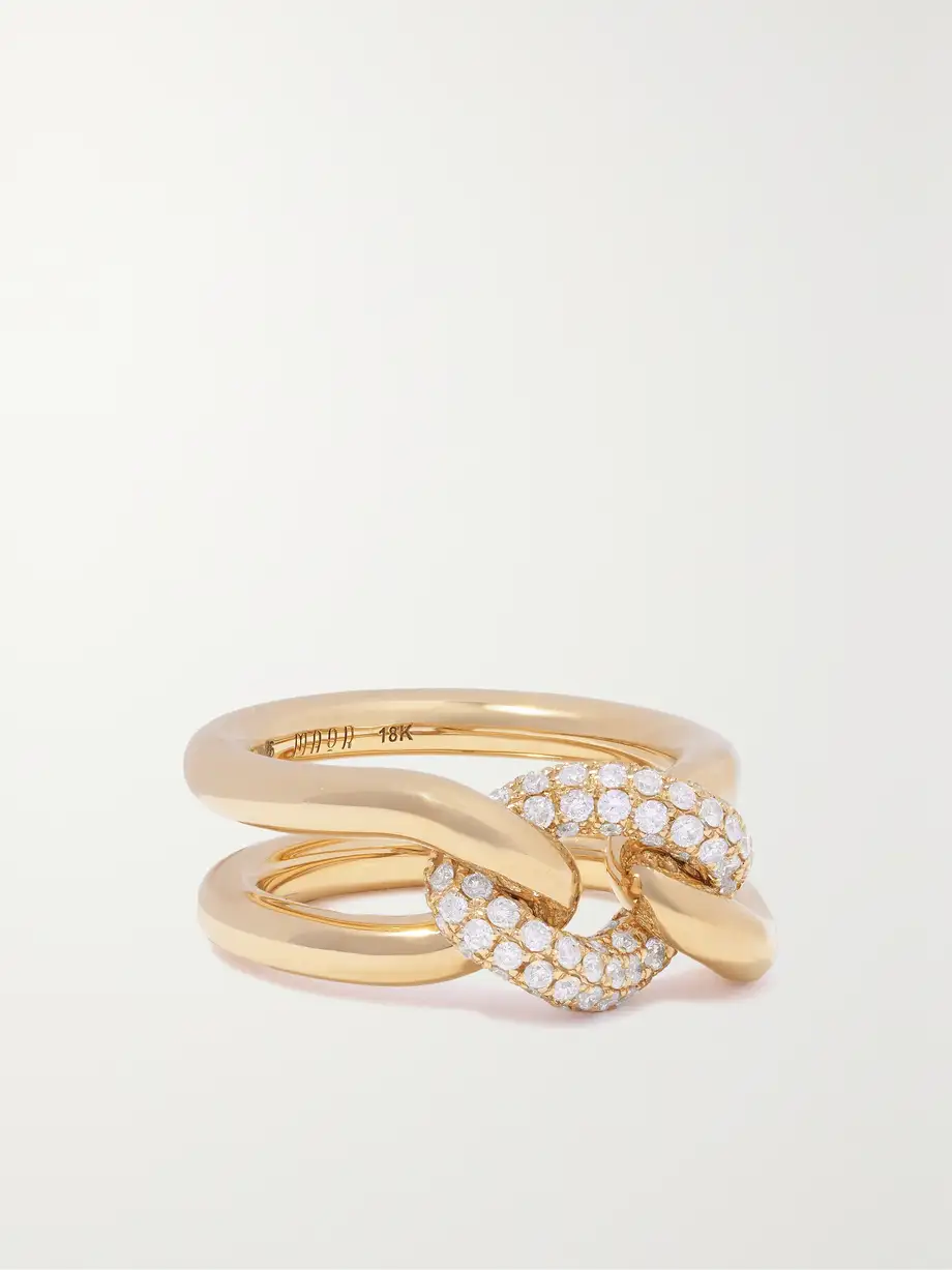 MAOR - Unity 18-karat Gold Diamond Ring - 6 Cover