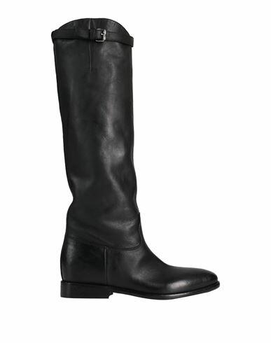 Strategia Woman Boot Black Leather Cover