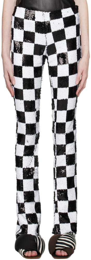 Marques Almeida Black & White Check Trousers Cover