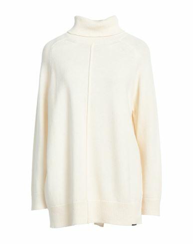 Semicouture Woman Turtleneck Ivory Wool, Polyamide Cover