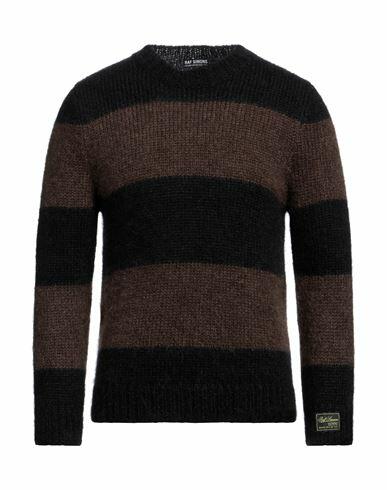 Raf Simons Man Sweater Black Mohair wool, Polyamide, Wool Cover