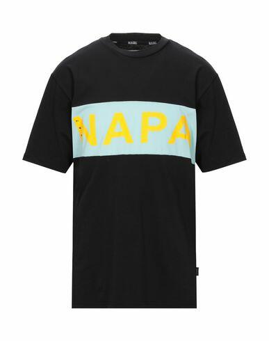 Napapijri Man T-shirt Black Cotton Cover