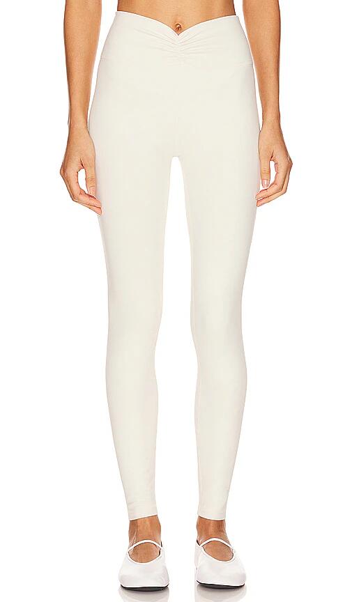 WeWoreWhat Ruched V Legging in Cream Cover