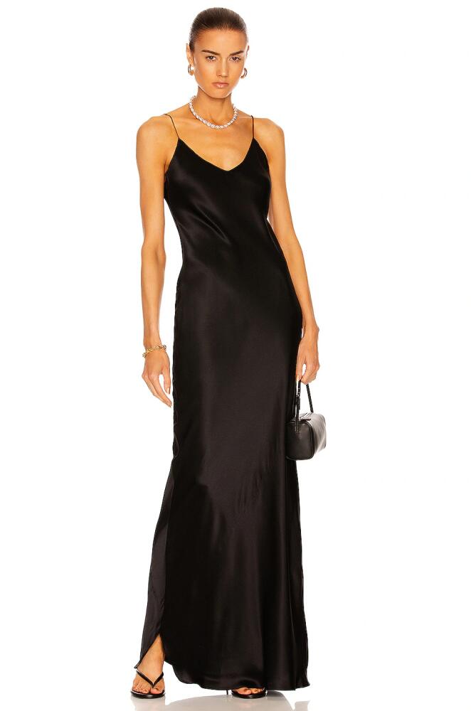 NILI LOTAN Cami Gown in Black Cover