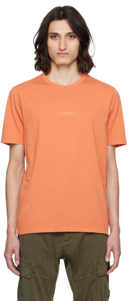 C.P. Company Orange Printed T-Shirt Cover