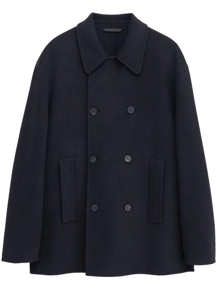 Filippa K double-faced peacoat - Black Cover