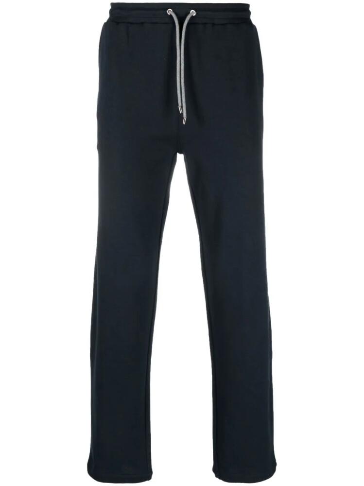 Corneliani drawstring cotton track pants - Blue Cover