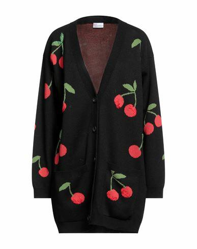 Red Valentino Woman Cardigan Black Wool, Acrylic, Polyamide, Viscose, Cashmere Cover