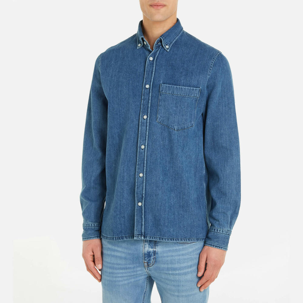 Tommy Hilfiger Long Sleeve Cotton Denim Shirt Cover