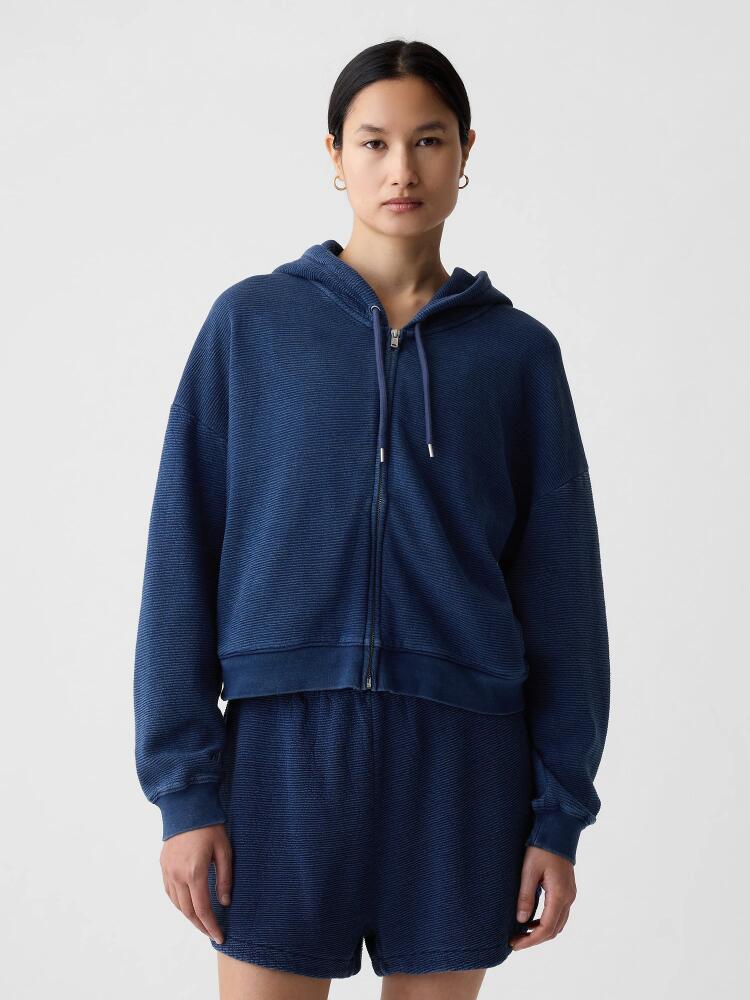 Gap Textured Cropped Hoodie Cover